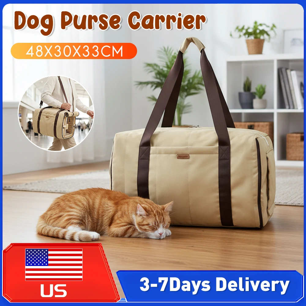 

Сумка-переноска для животных: дышащая сетка, удобный регулируемый ремень, универсальная, легкая, для собак и кошек