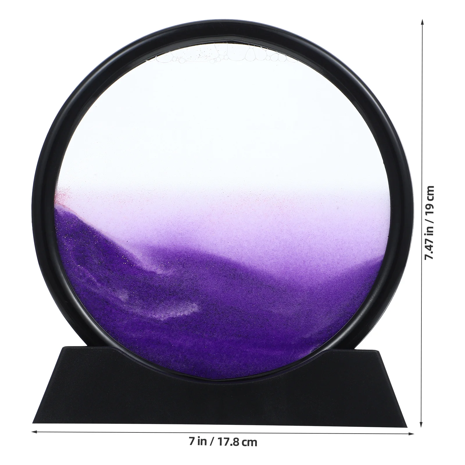 ثلاثية الأبعاد الرمال المتحركة ديكور اللون تتحرك الرمال الفن سطح المكتب الديكور لغرفة الدراسة المنزل طاولة مكتبية المشهد الرملي اللوحة