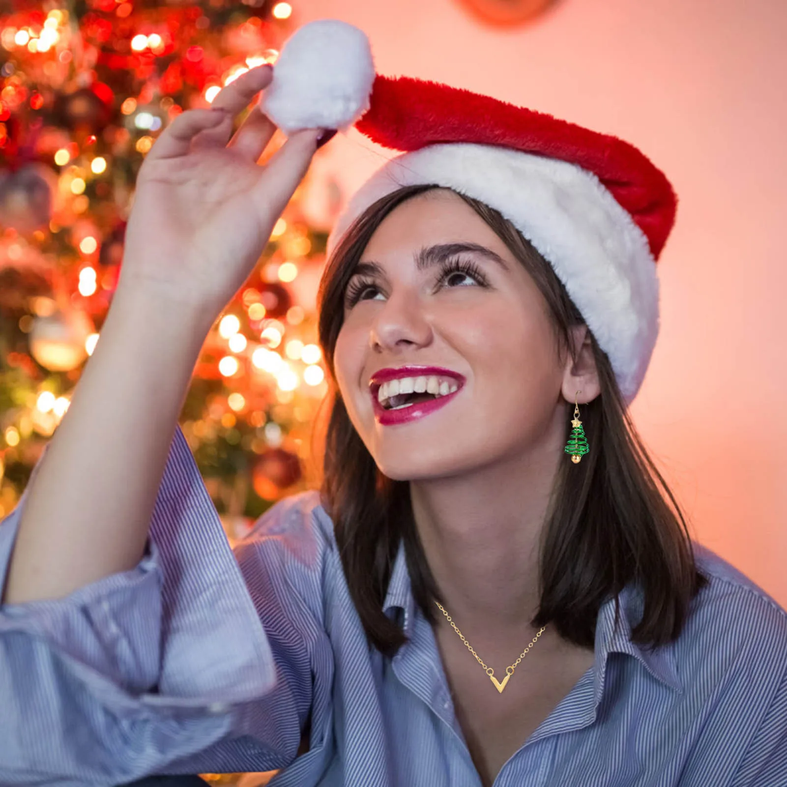 Calendário de contagem regressiva caixa de presente do advento caixa de presente de jóias de natal para amigo família vizinhos presente