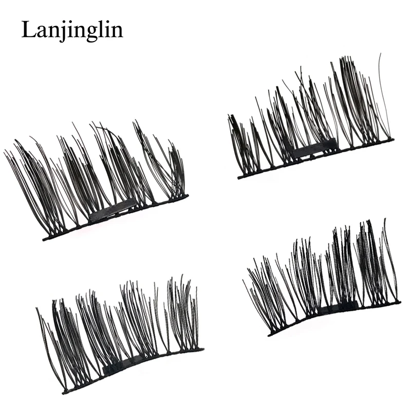 Wholesale 5/10/20/50 Boxes Magnetic Eyelashes 3D Mink Eyelashes Magnetic Eyeliner Magnetic Lashes Short False Lashes Makeup Tool