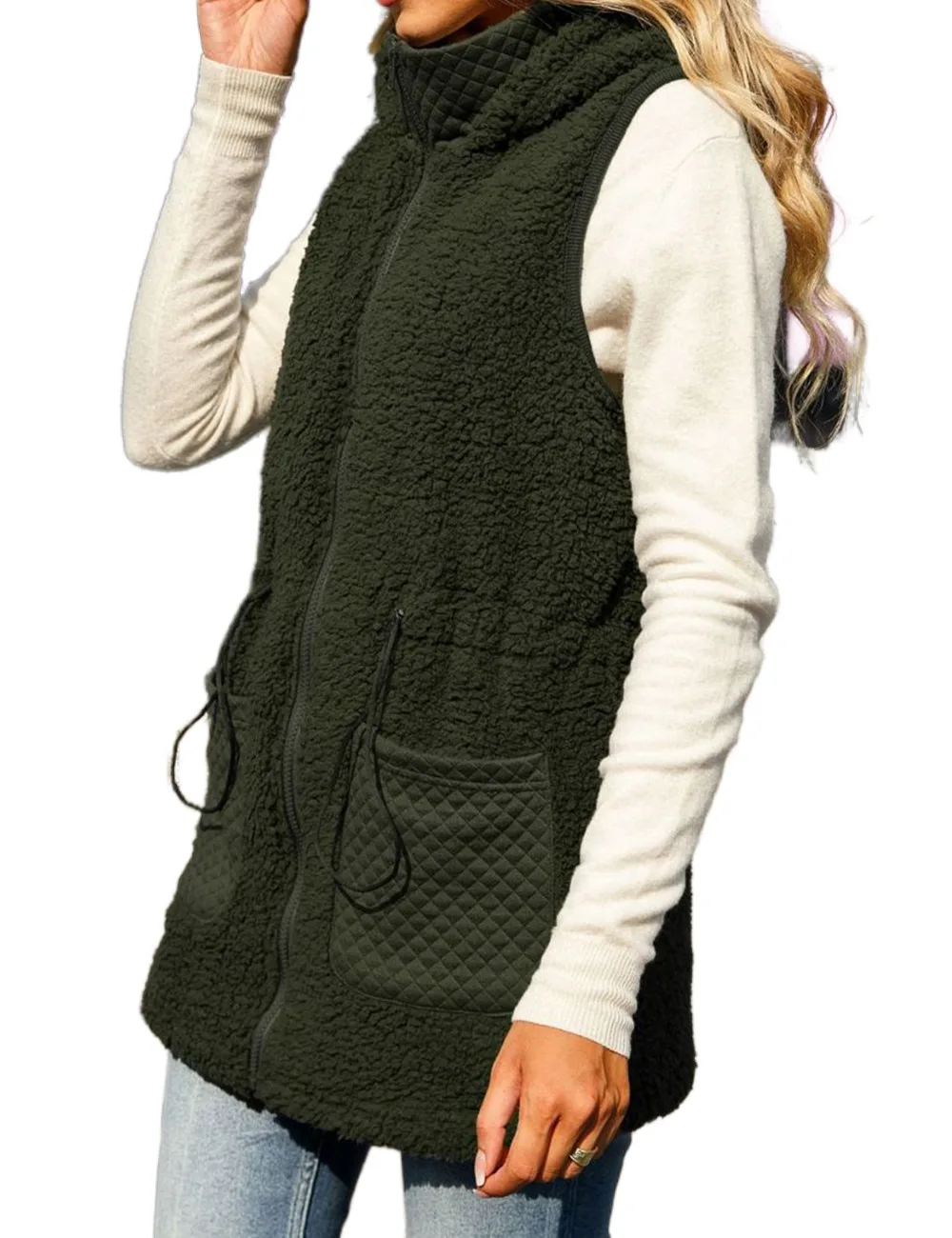 Gilet zippé pour femme, fourrure d'agneau et fourrure, nouveau style, version coréenne, automne et hiver 2023