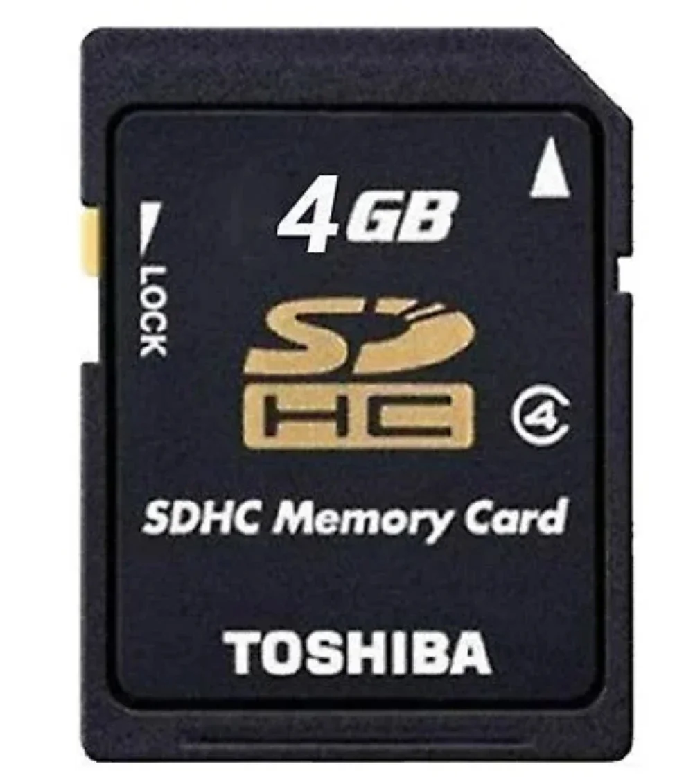 5-10PCS/Toshiba 4GB SD Card SDHC Class 4 Flash Memory Card C4 P-SDHC4G4 Genuine High Speed Memory SD For Digital Cameras