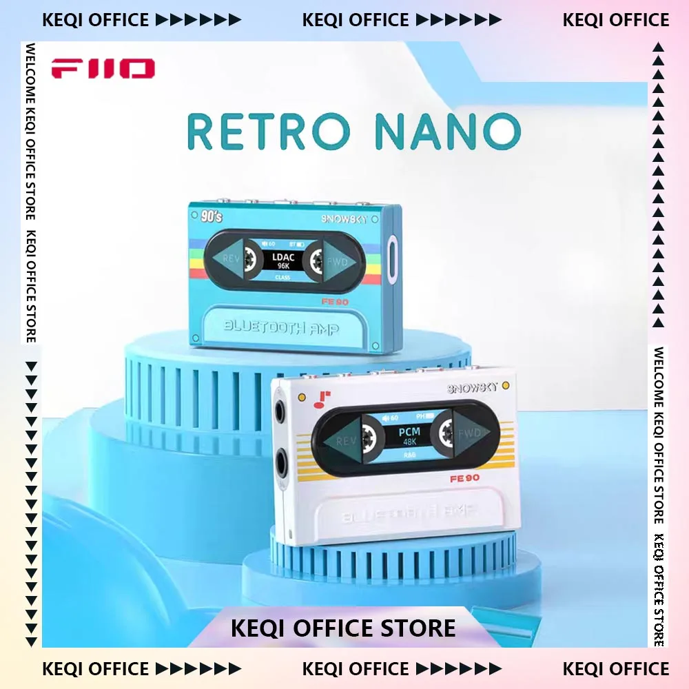 

Усилитель для наушников FiiO Snowsky RETRO NANO с Bluetooth, ЦАП, LDAC, AptX Adaptive, AptX LL, с разъемами 3.5 мм/4.4 мм, индивидуальные подарки