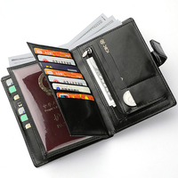 New Driver's License Card Bag Large-capacity Multi-function Passport Bag Wallet Male Passport Wallet Credit Card Holder