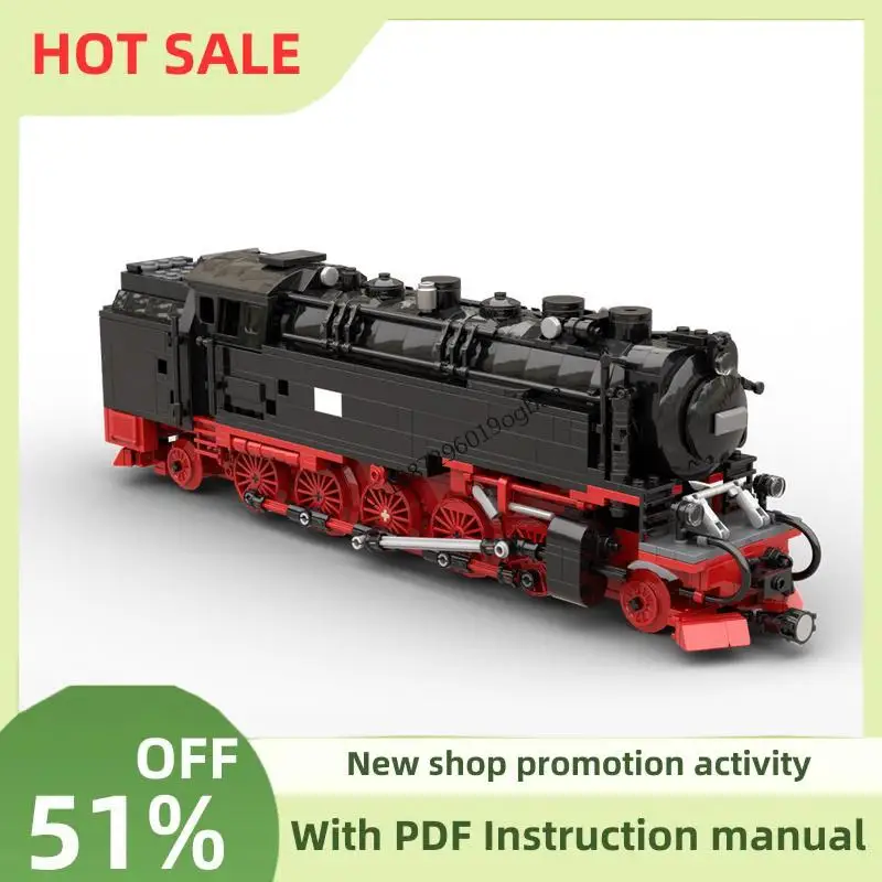 

New 966Pcs City Technical Train Tracks Railway Moc Hsb Steam Engine 99 Model Building Blocks Diy Creative Ideas Kids Toys Gifts