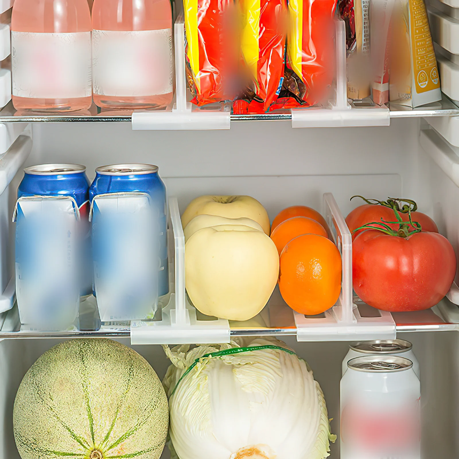 

3pcs Refrigerator Divider Fridge Separator Drawer Partition Board Compact Freezers Side Door Space Household Storage ganizer