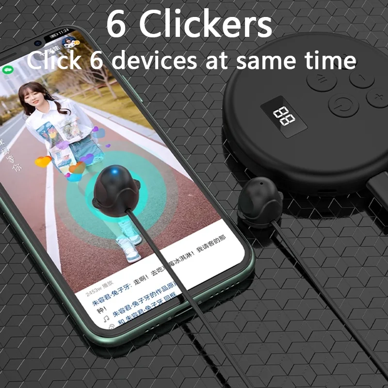 

G30 Mobile Phone Screen Auto-Clicker Mute Connection Device Physical Simulation Finger Click Device Screen Auto Clicker