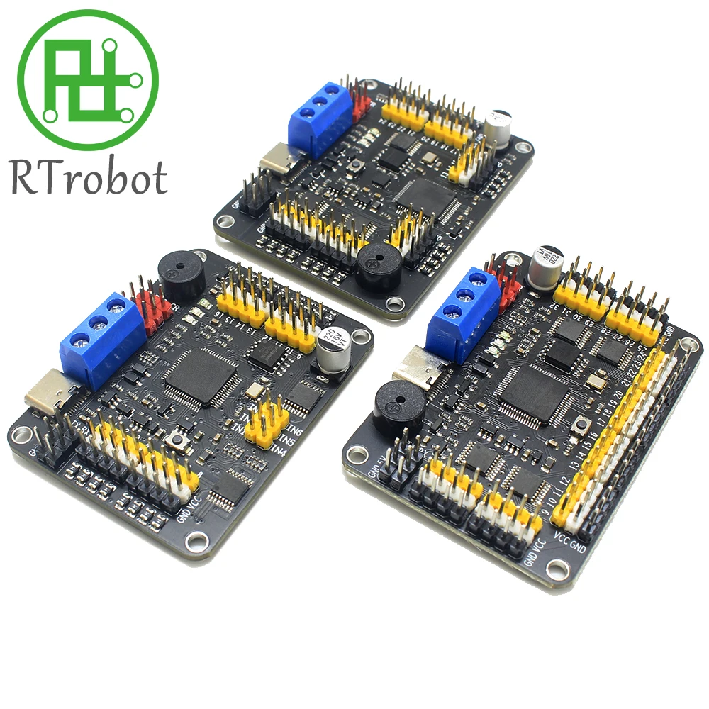 32 24 16 Channel Robot Servo Control Board Servo Motor Controller PS-2 Wireless Control USB/UART Connection Mod