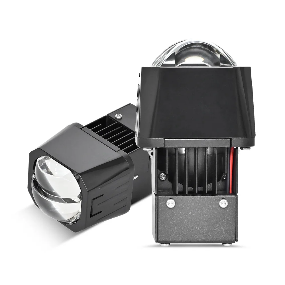 

110W Car LED Headlight Bi-Beam Lens 1.5 Inch Module LED Matrix Light Motorcycle EV 12V Penetration Car Accessories
