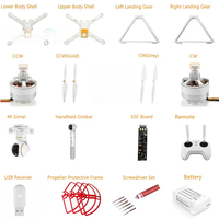 FSUM For Mi  4K 1080P Version RC FPV Quadcopter Spare Parts 17.4V 5100mAh For  Accessories