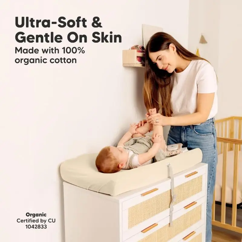 54DF غطاء طاولة تغيير الحفاضات مناسب للسفر لغرف الأطفال والرعاية النهارية #5