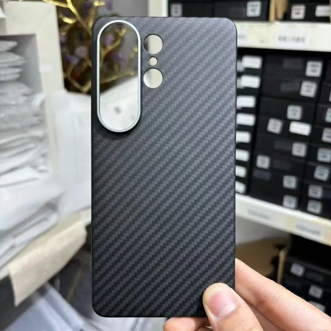

Арамидный чехол премиум-класса из углеродного волокна для Samsung Galaxy S26 Ultra, жесткий чехол с беспроводной зарядкой