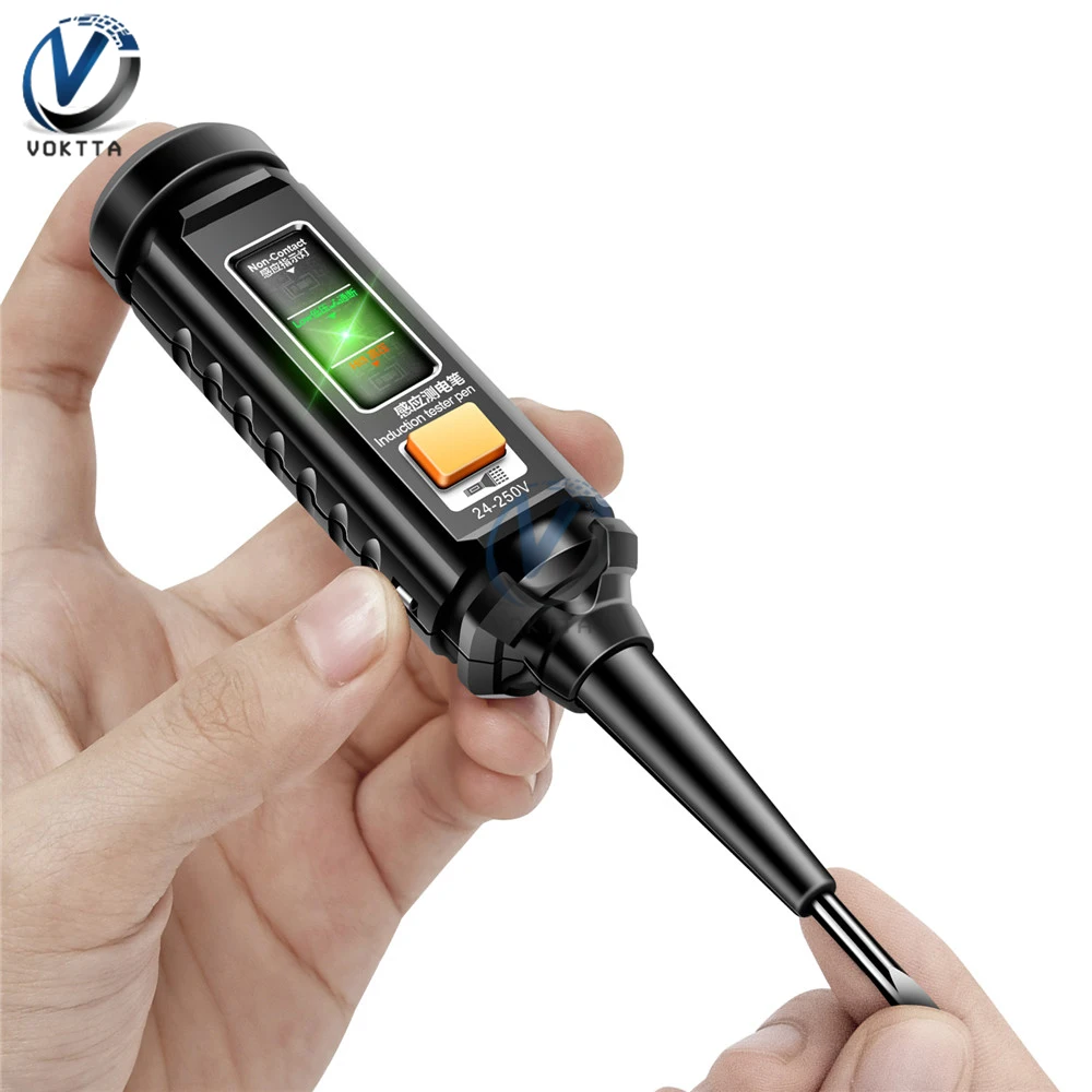 AC 24-250V Non-contact Voltage Tester Pen Three Light Sensor Beep Alarm Electrical Screwdriver Test Pencil Voltage Meter Tester