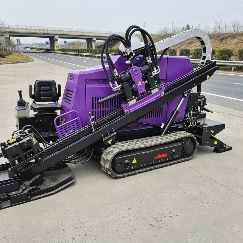 Customized Pipeline HDD Rig 35 Ton Pull for Telecommunication Cable Installation 450m Drilling Depth