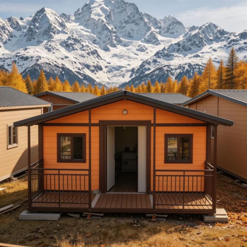 Expandable Container Home Folding House Portable Prefab Fold Out House Quick Assembly Hot Sale Modular Home Steel Structure
