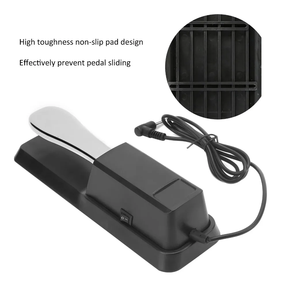 Universal Instrument Accessories Sustain Pedal for Electric Piano MIDI Keyboard Synthesizer - Image 5