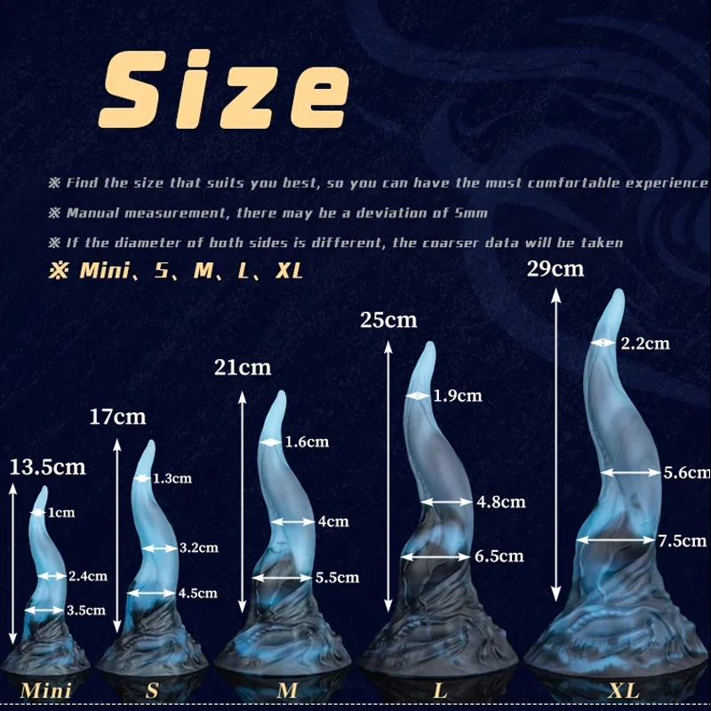 Nothosaur QALU 35CM Blue Black Silicone Animal Dildo penis Anal Sex Toys anal plug For Women sex tooy for men Customized