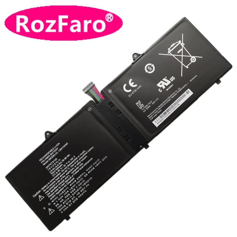 

RozFaro For LG 15U340 G19A570 Series Notebook 7.6V 36.86Wh 4.8Ah Laptop Battery 21CP4/73/120 LBK722WE