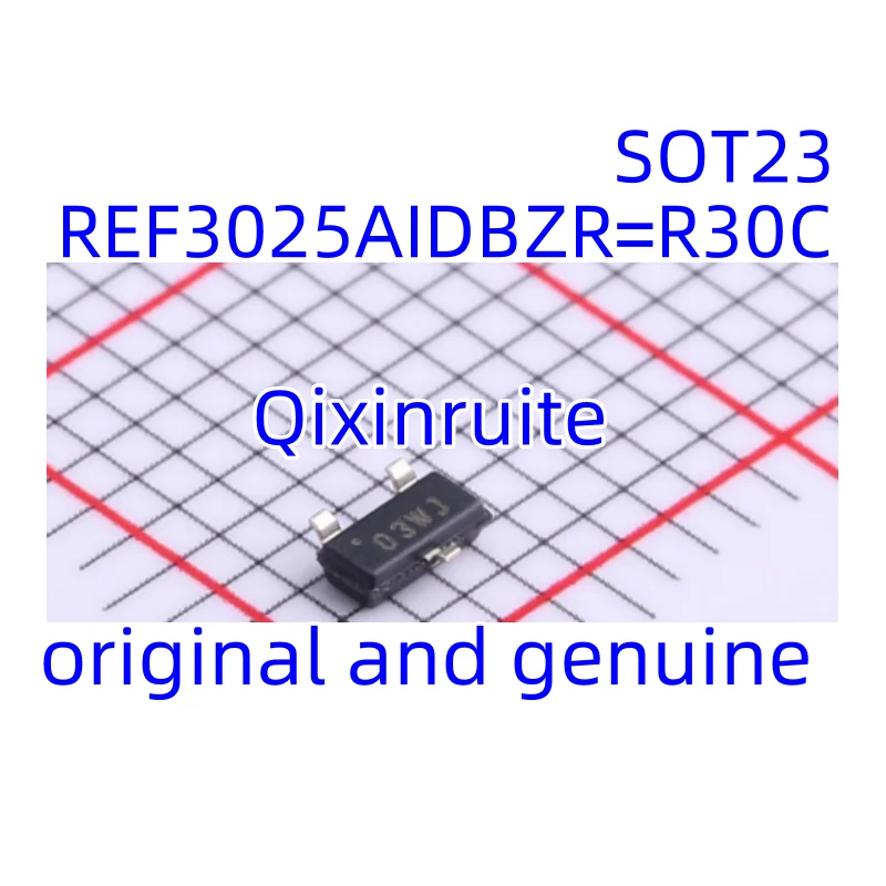 Qixinruite New REF3025AIDBZR=R30C SOT-23 2.5V/50ppm/°C, 50μA input series (bandgap) voltage reference