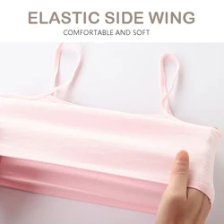 1pc Developing Girls Training Bra Korean Version Solid Color Sports Wirefree Teen Puberty Underwear Thin Single Layer Strap Vest