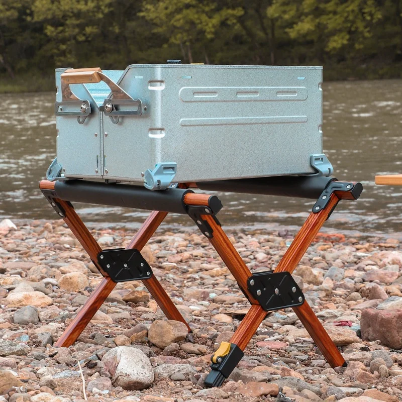 

Outdoor Cam Aluminum Alloy Ice Buet Stand Water Tank Support Braet Hike Mount Premium Sle Foldable Cam Gear