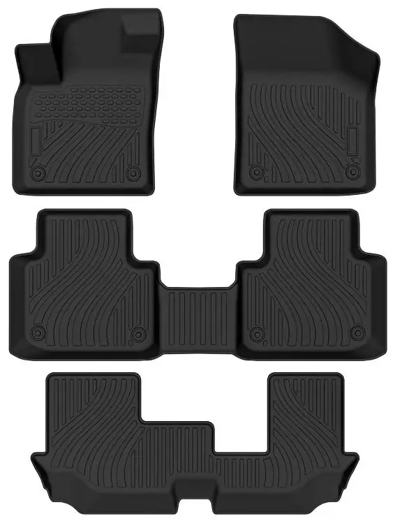 

Custom TPE 3D Car Floor Mat for Volkswagen Teramont VW Atlas 2017-2024 7 Seats Car Mat Carpets Waterproof Non-slip Accessories