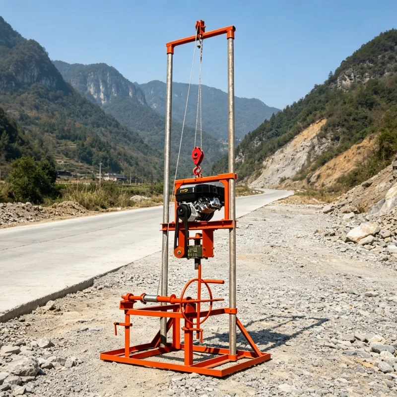 

Customized Small Geological Exploration Drilling Rig, Water Well Driller, Integrated Drilling & Boring Equipment