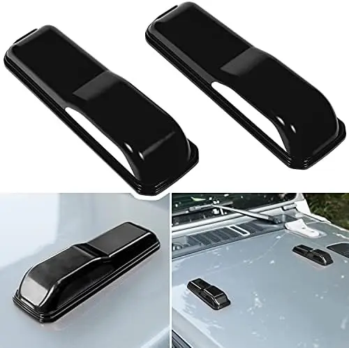 

Hood Hinge Cover Trim for 2018-2025 Wrangler JL/JLU & Gladiator JT - Black (2Pcs)