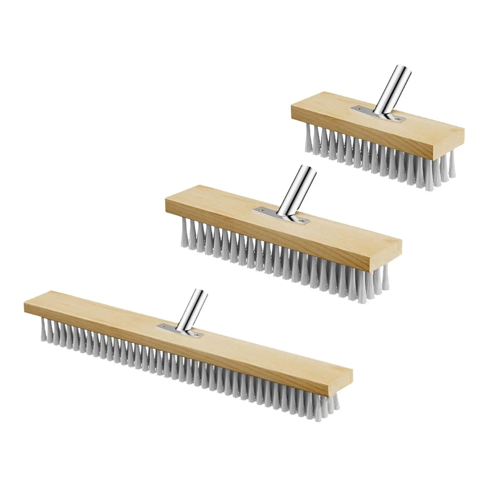 Scrub Brush Head Scrubber Brush without Handle Short Hair Floor Brush Head PP Wire Brush for Shower Concrete Floor Kitchen