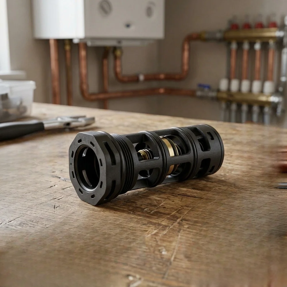 Valve Core Assembly Gas Boiler Parts For Home Heating Repair Three Way Valve Base Converter High Temperature Resistant