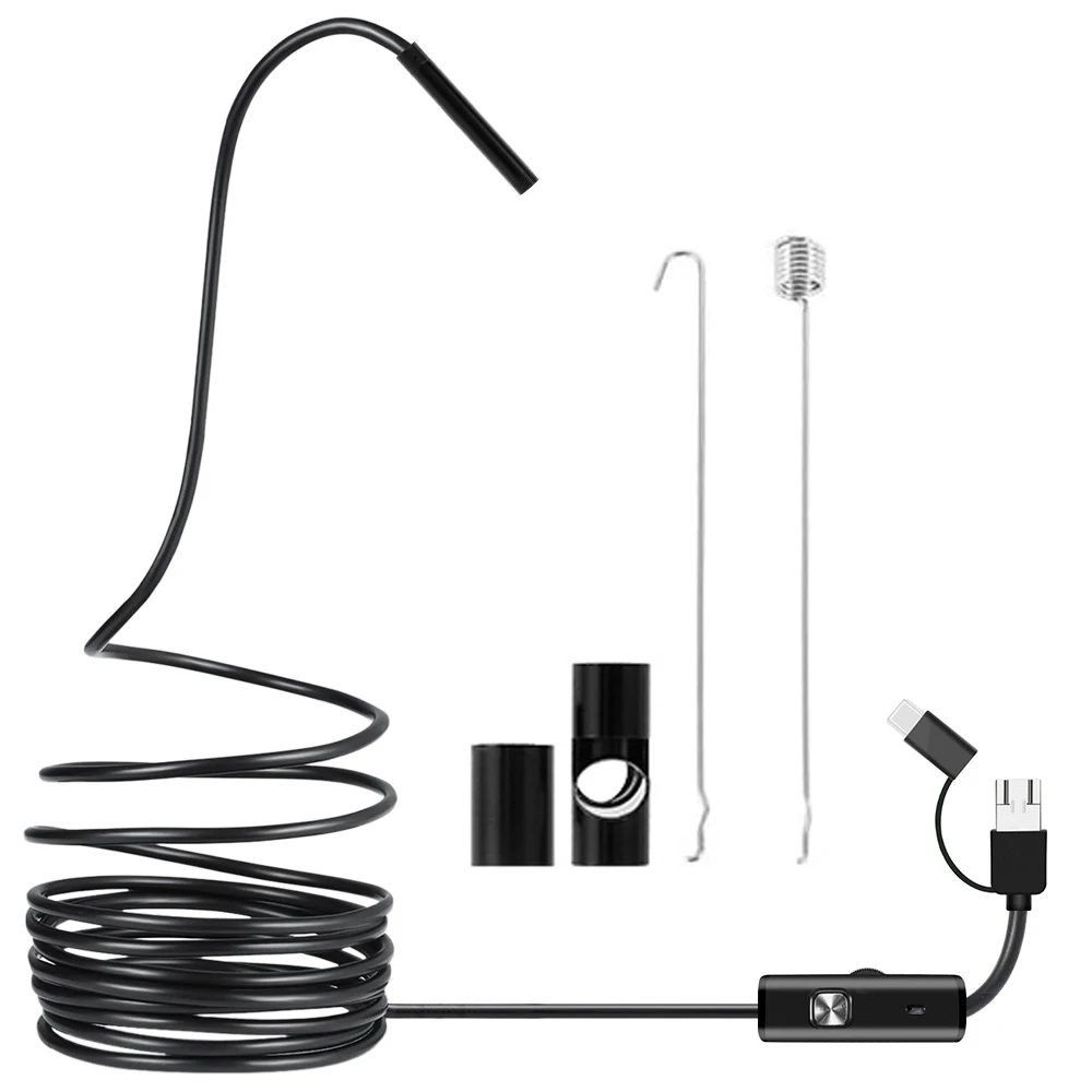 Onderwater Visser Camera Endoscoop Voor Auto 'S Android Smartphone Iphone Fishfinder Inspectie Riool Camera Mobiele Endoscopische