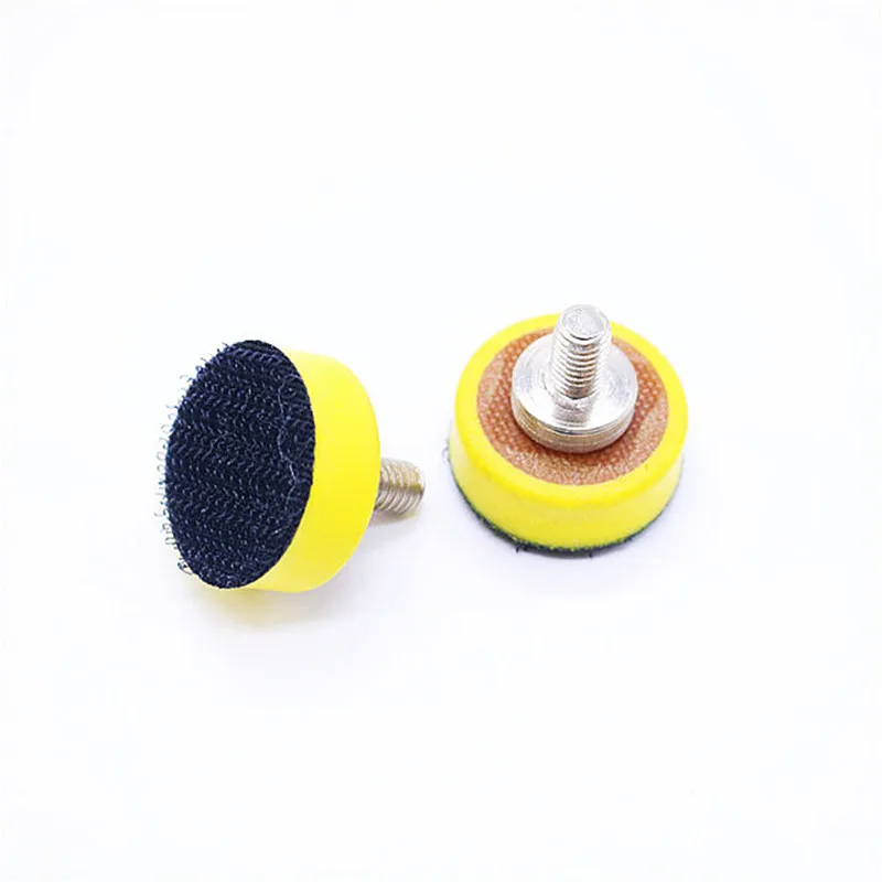 62Pcs 1Inch 25mm  Sponge Buffing Polishing Pads Waxing Buffer Tools Rough & Medium & Fine  Fit For Car Polisher