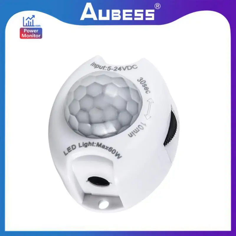 Minuterie activée avec détecteur de mouvement PIR automatique, mini interrupteur de lumière, détecteur de mouvement, DC 5V, 12V pour bande lumineuse LED