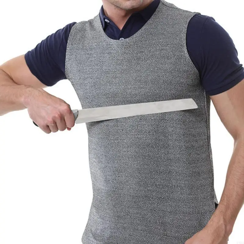 P88A في الهواء الطلق مكافحة قطع سترة واقية بلا أكمام 5 مستوى السلامة قطع مقاومة قميص قطع برهان مكافحة ثقب الملابس للكبار