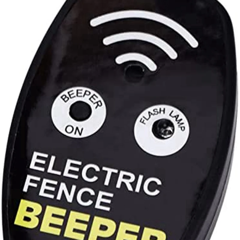 2X Fence Voltage Tester, Simple Red Light Electric Fence Beeper Weatherproof For Farm