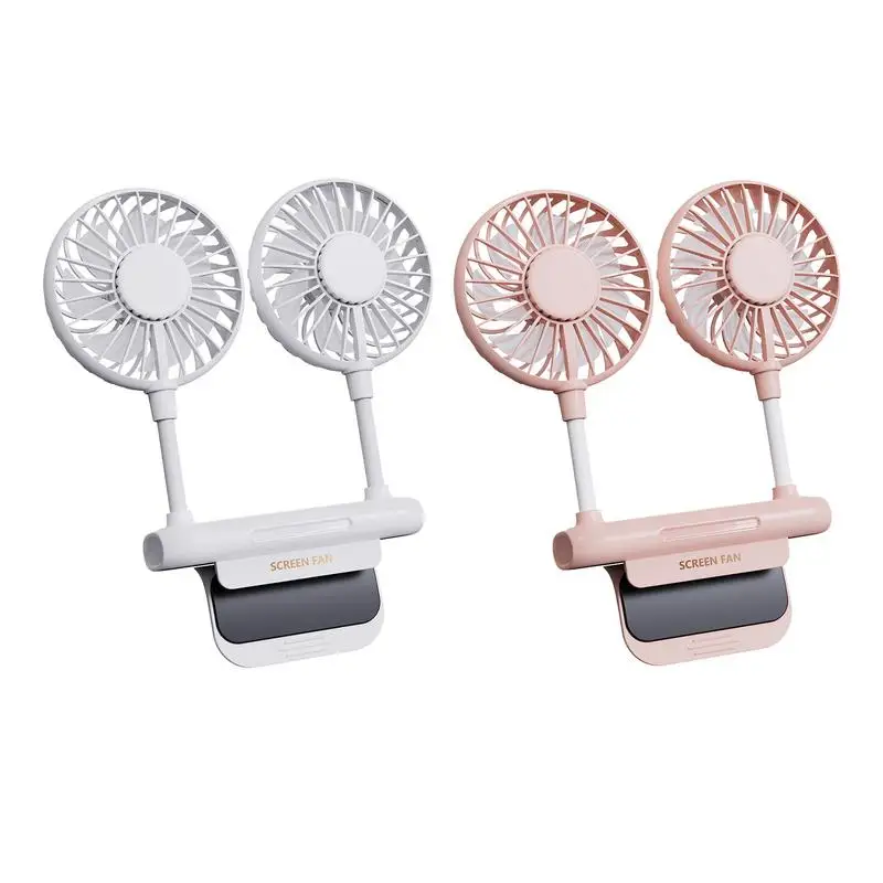 

Computer Monitor Clip Fan Office Personal Fan With Sturdy Adjustable Clamp 3 Speeds Screen Head Fan With 360 Degree supplies