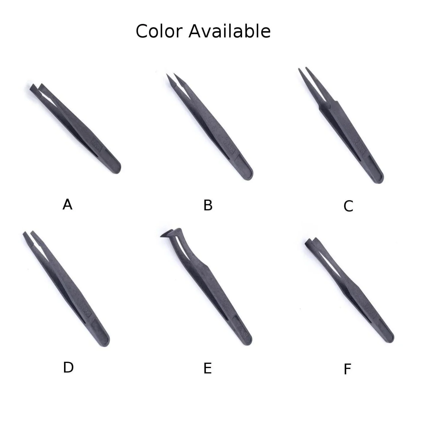 1Pc Anti-Static Carbon Fiber Tweezers Precision Maintenance Industrial Repair Tool Hand Tool Replacement Accessories Multitool