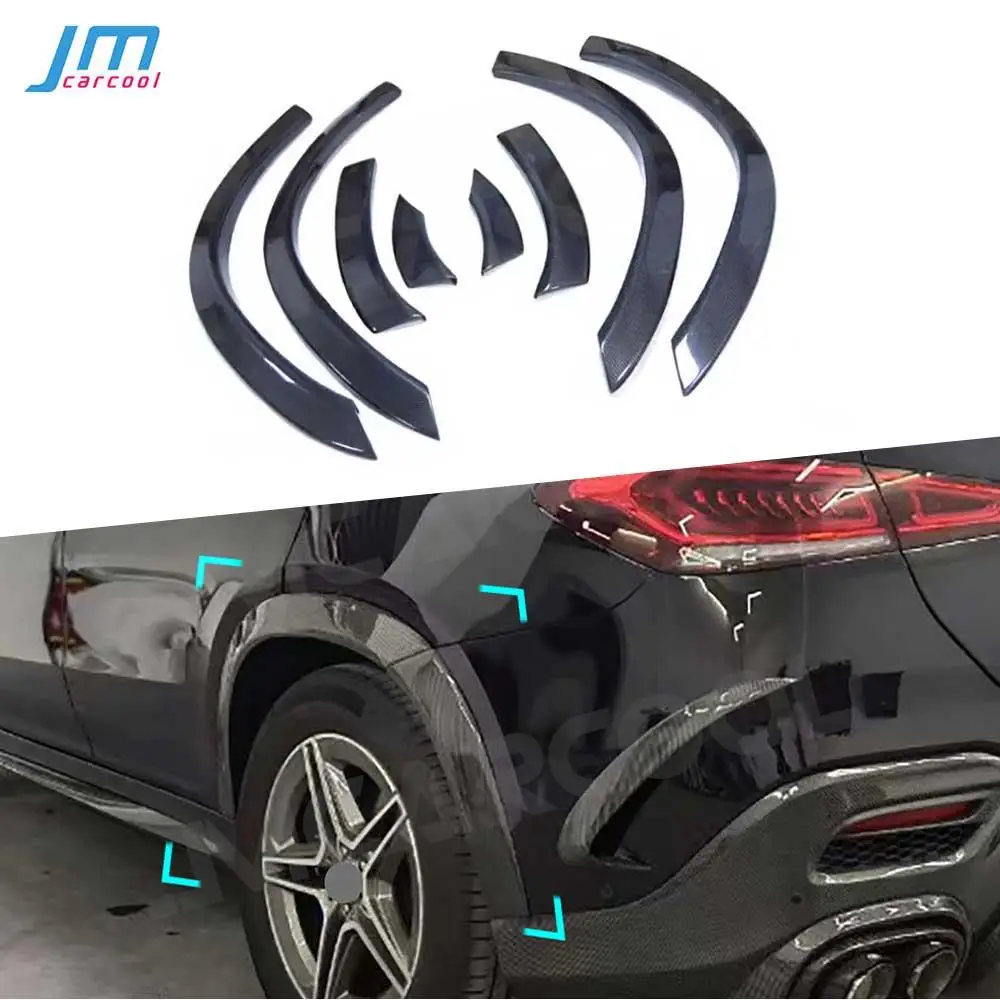 

Car Wheel Arch Side Fender Flares Mudguard Cover Trim for Benz GLE Class C167 GLE Coupe 2020+ Carbon Fiber Body kit Accessories