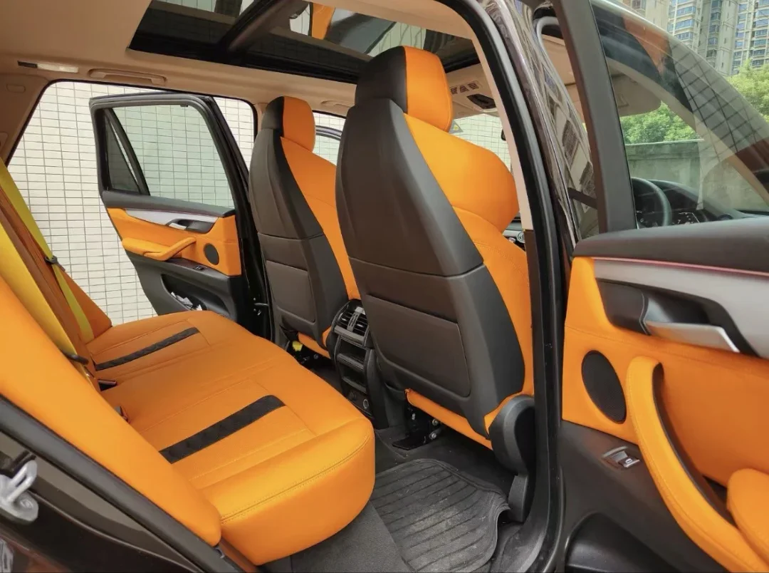 

Для X3 X5 X6 M3 M5 M6 Series Upgrade M Аксессуары для салона автомобиля Спортивное гоночное сиденье-ковш на заказ Кожаный чехол и губка