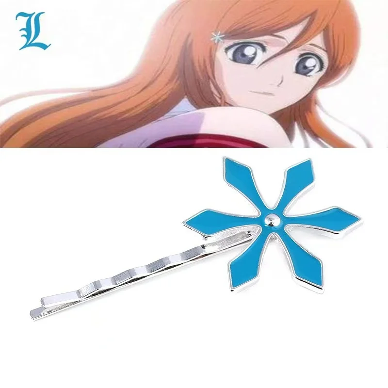 Anime Brdwn Bleach Kurosaki Ichigo Inoue Orihime Cosplay Hairpin Headwear