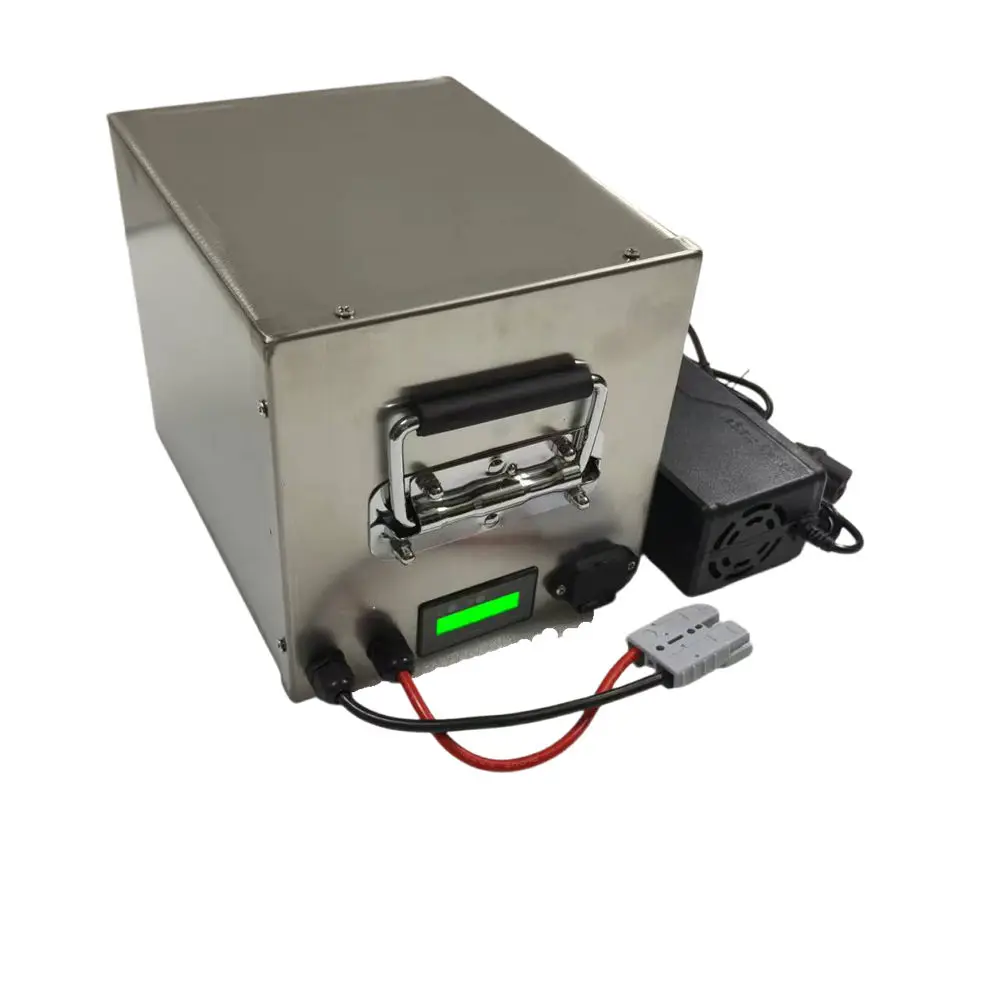 Battery 60V 20Ah 30Ah 40Ah 50Ah 60Ah 75Ah 100Ah 120Ah Lithium for Two-Wheeler Rickshaw AGV Demo Go Cart Skateboard Golf Cart.