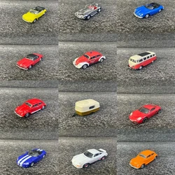 1/87 HO Scale Alloy Car Trailer Alloy Model Vintage Car Model Miniature Collection HO Scene Decoration Sand Table Landscape