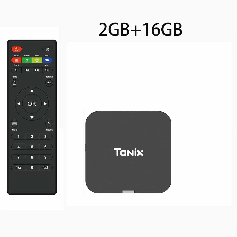 Tanix TX1 Smart Android 10 TV Box 2.4G WIFI 4K HDR USB2.0 8GB 16GB