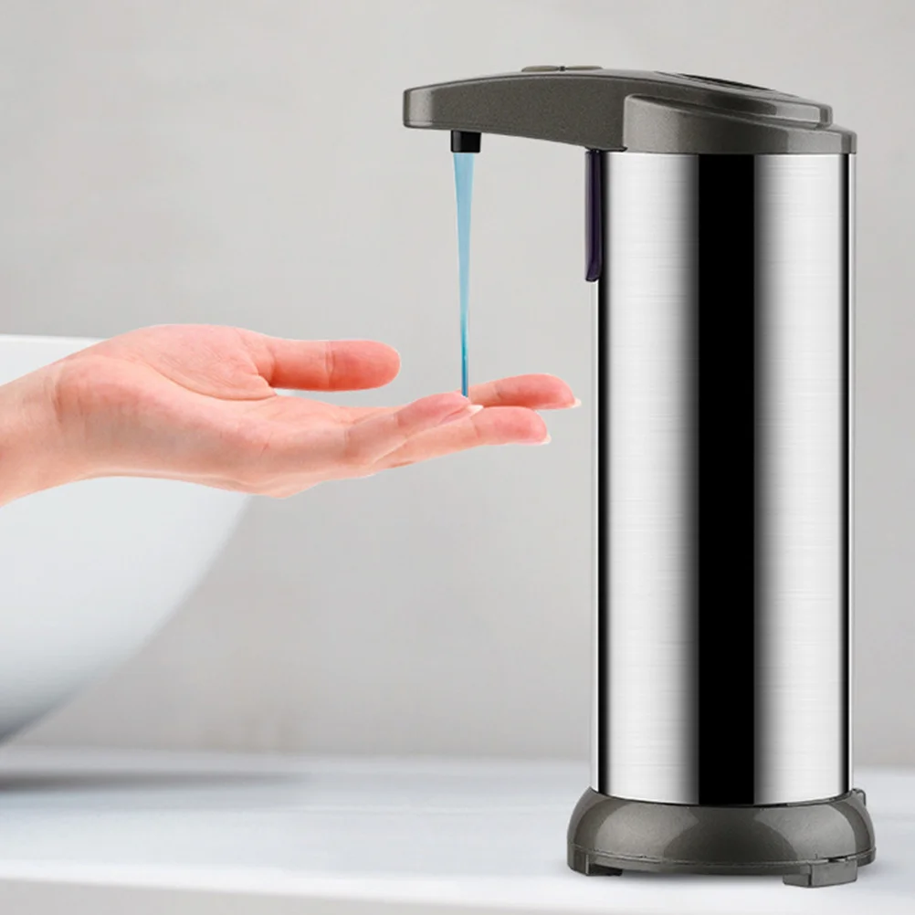 

Автоматический регулируемый бесконтактный дозатор жидкого мыла из нержавеющей стали для ванной комнаты, кухни, домашнего использования, без умного сенсорного насоса