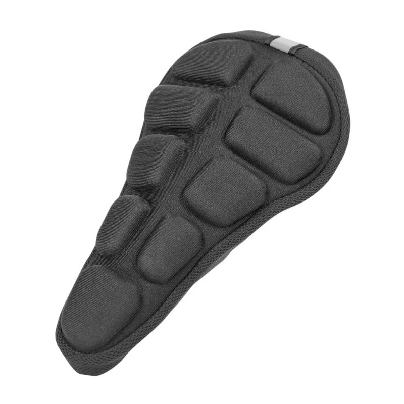 

A1A2 Bike Saddle Cover Silicone Padded Shockproof Bike Cover Improved Comfort Breathable Bicycles Cushion