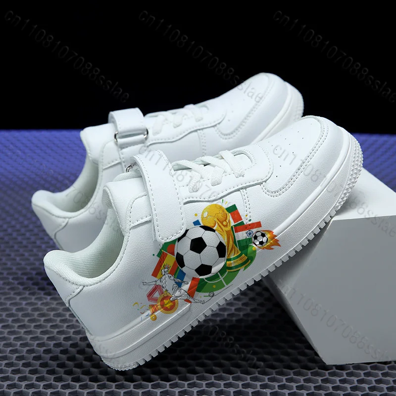 2026 Football Match Hot Selling Boys Girls Kids Casual Shoes Personalized Design Graffiti Parity Series Basketball Shoes