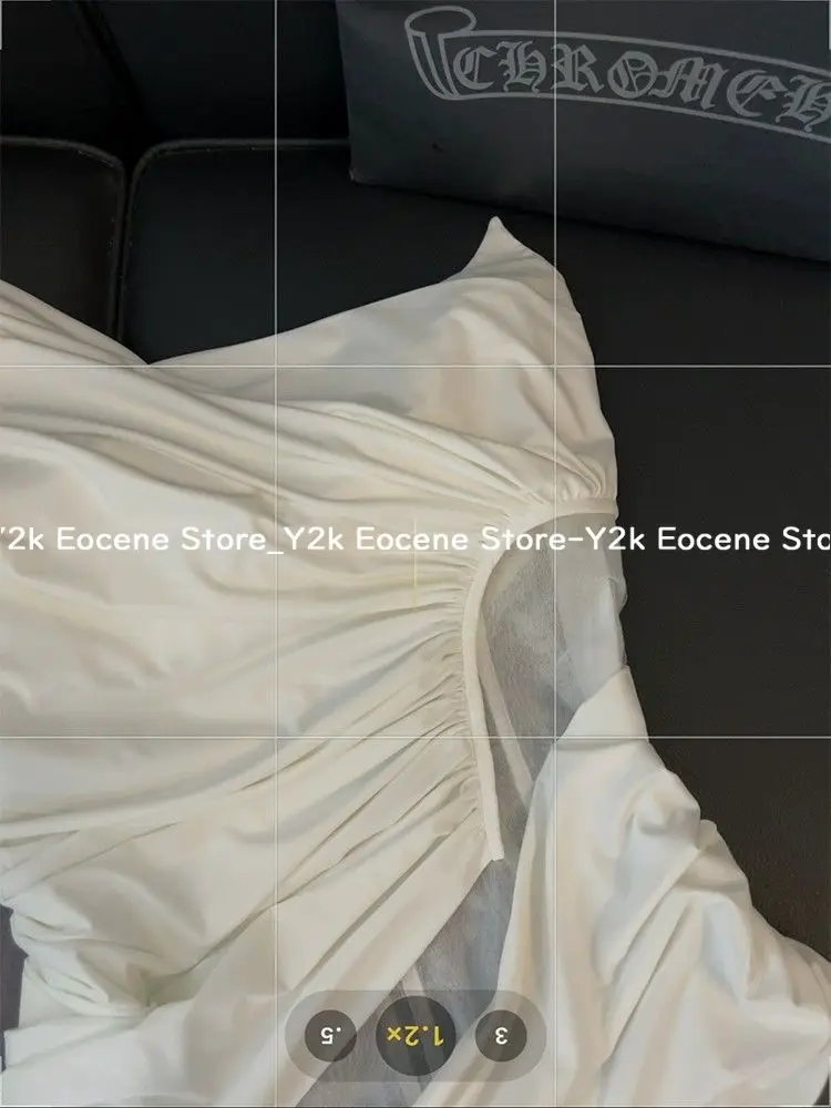 حار فتاة مثير نمط بلون واحد الكتف القمم مطوي أكمام تي شيرت المرأة الجديدة شيك قبالة الكتف تانك القمم صيف 2025