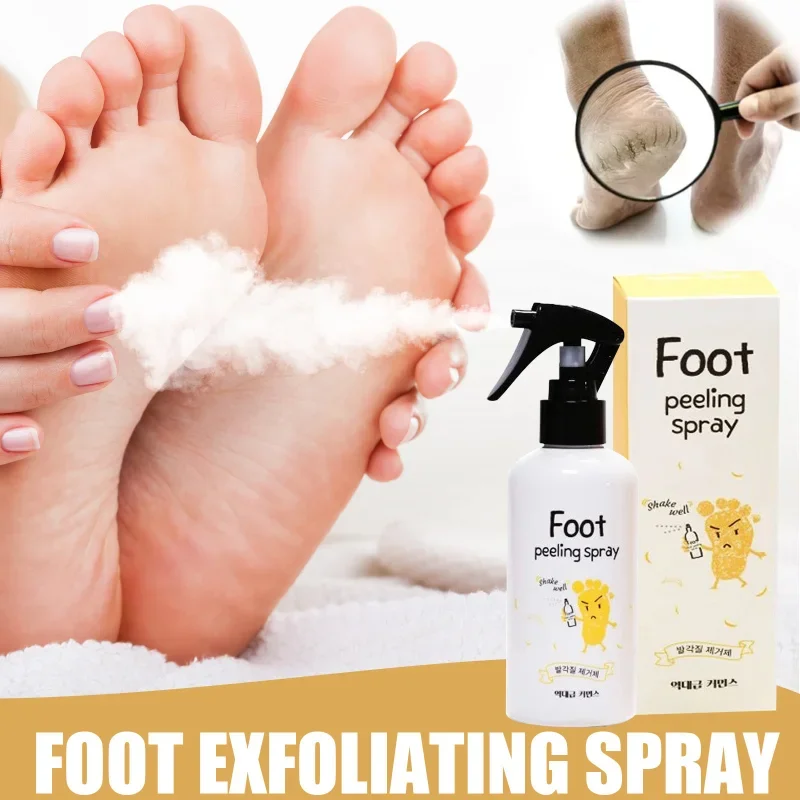 Foot exfoliating repair brightening spray Anti-Drying Crack peeling Treatment Removal Dead Skin calluses feet whiten care liquid