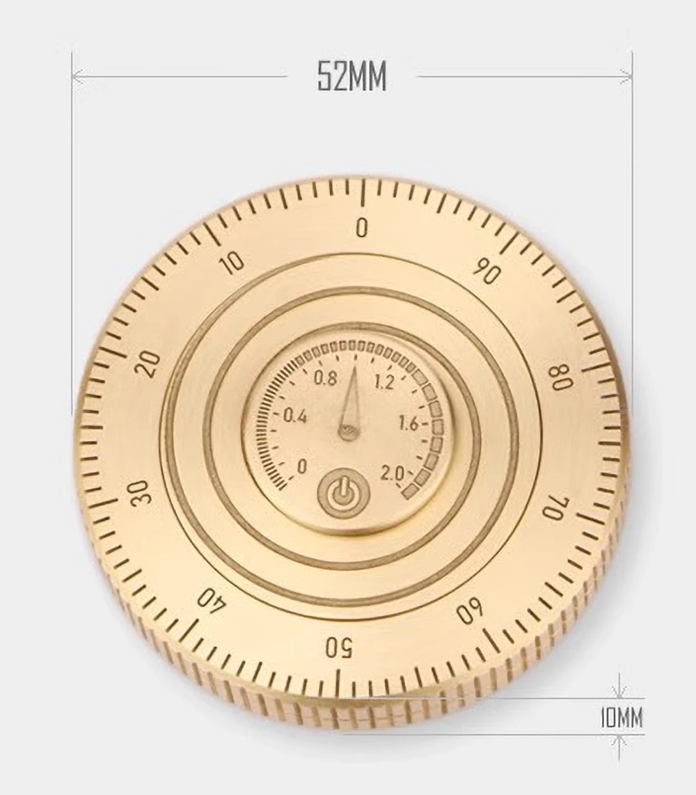 Moneta a scatto in metallo Adulti Giocattolo antistress Fidget Spinner Punta delle dita Giroscopio Cool Gadget Agitarsi giocattoli Antistress Ansia Giocattoli