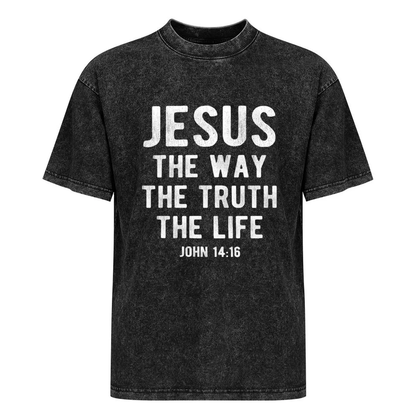 Jesus a maneira a verdade a vida john 14:16 camiseta meninos brancos roupas dos namorados roupas de luxo labubu t camisas masculinas